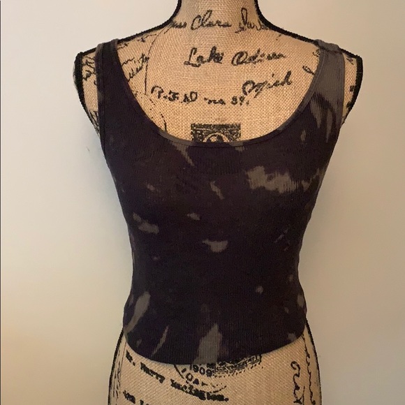 tie dye ribbed tank top - Picture 1 of 2